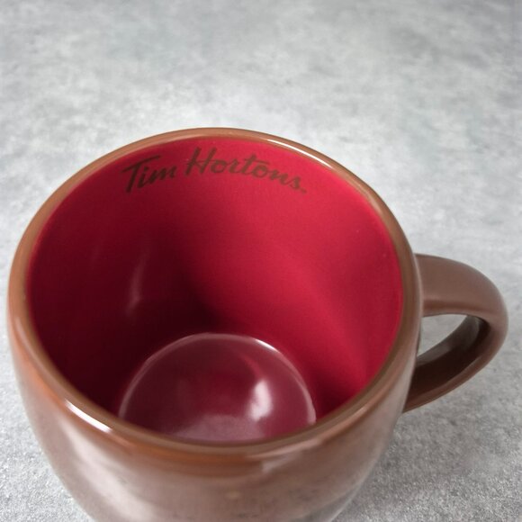 2016 Tim Hortons Brown Speckled Beaver Coffee Tea Mug Cup - Picture 6 of 8